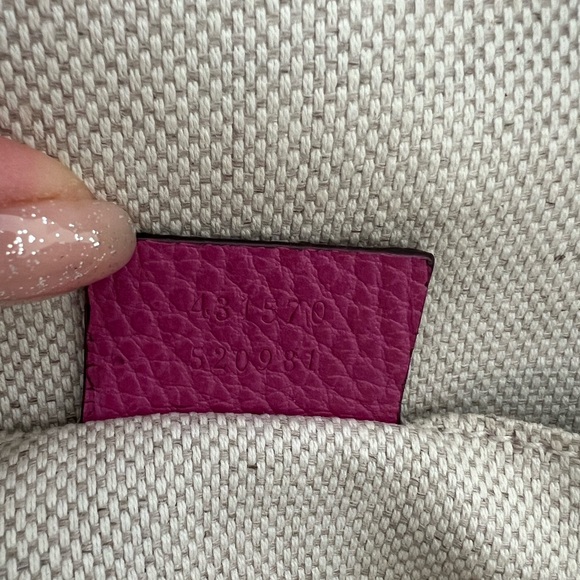 Gucci Pink Leather Backpack - Picture 7 of 8